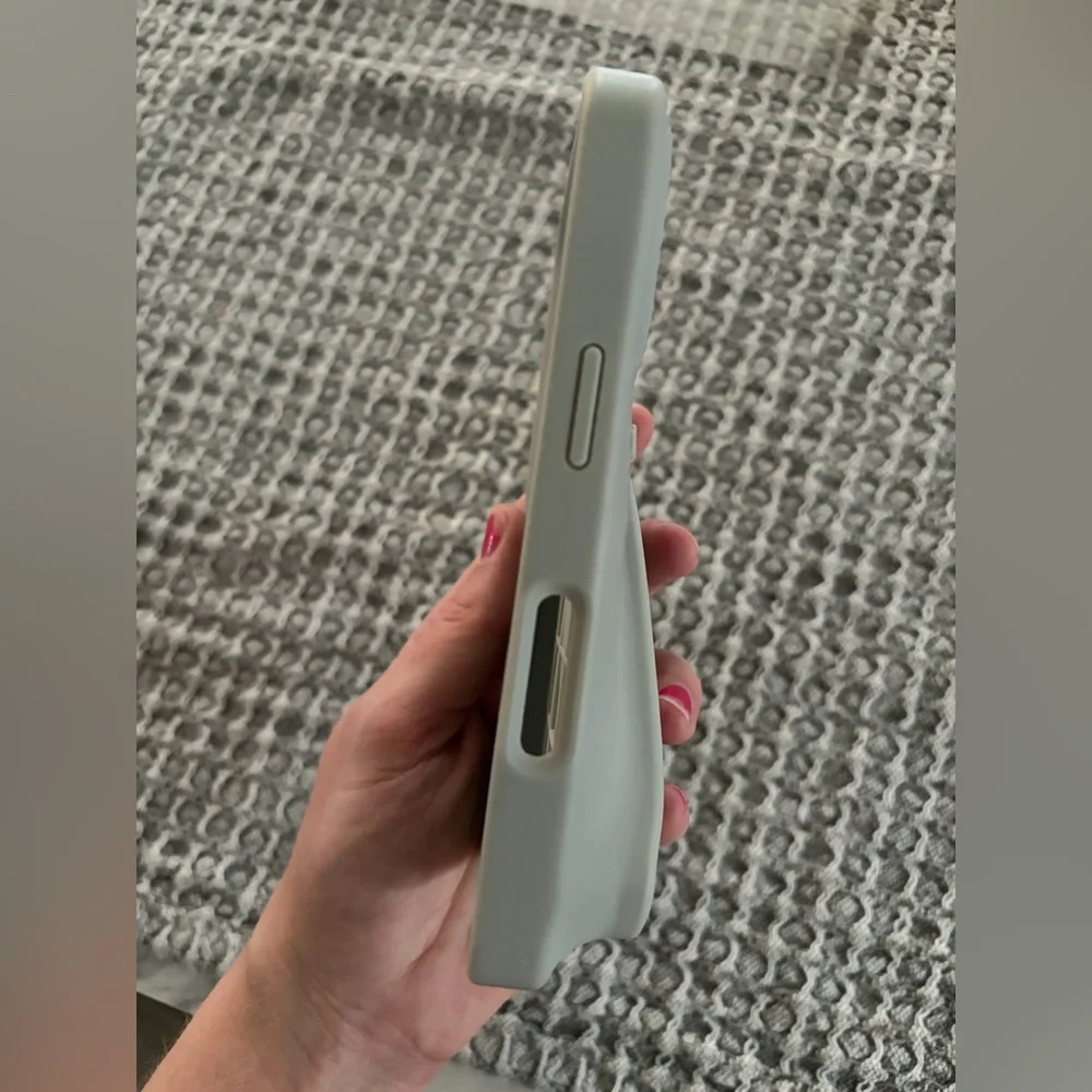RHODE Silicone Phone Case with Grip Strap - Light Gray